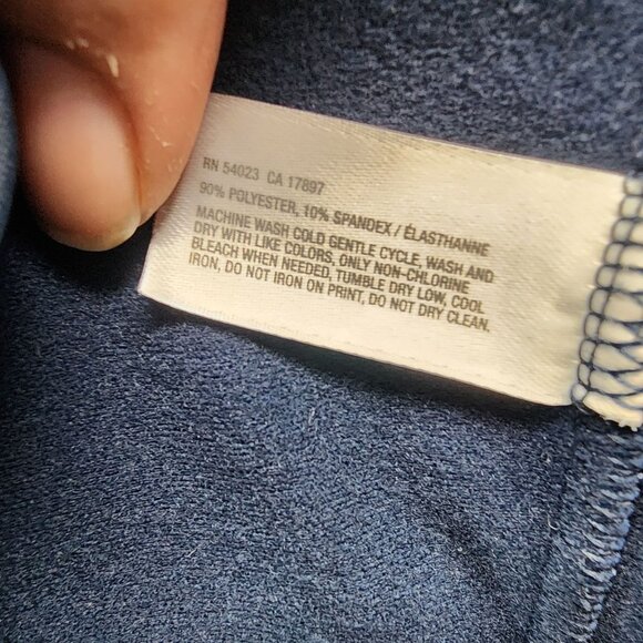 GapBodyFit Jacket Womens XL Navy Blue Full Zip-Up Stretch Hoodie Jacket - Picture 4 of 10